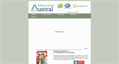 Desktop Screenshot of edicionesaustral.cl