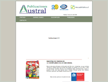 Tablet Screenshot of edicionesaustral.cl